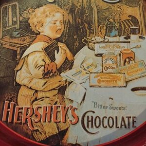 Hershey's Chocolate Tin with Vintage Design